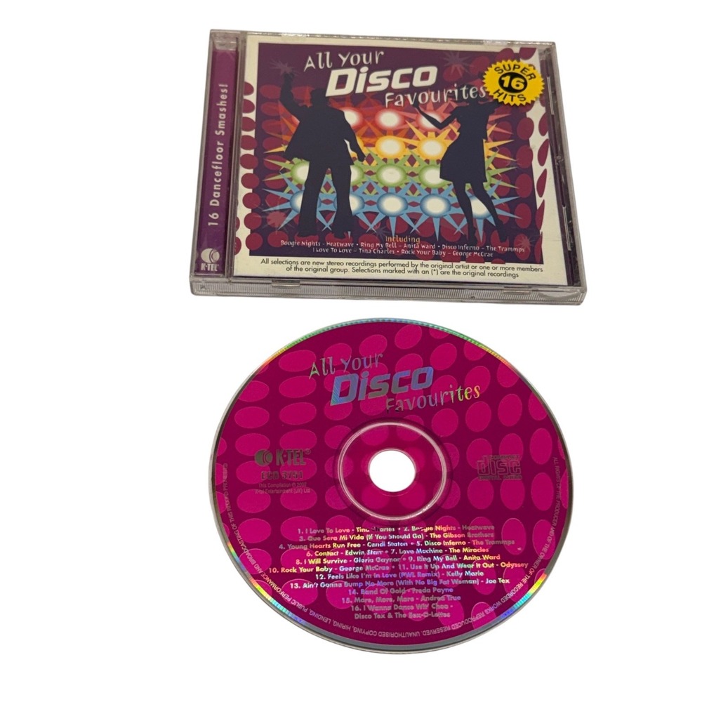 All Your Disco Favourites CD 2002 K-Tel 16 Hits Various Artists ECD 3751X